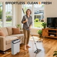 thumbnail image 4 of Fregona compacta POPMOP de Mop and Bucket con escurridor y 6 almohadillas, 4 of 9