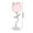 🔥 C_Hot#301, variant on Rose Red Wine Glass | Elegant High Foot Tall Wine Cup | 230mm Height | 83mm Diameter | 280ml Capacity | Romantic Rose Pattern | Durable Clear Glass | Includes 1 Cup | Multipurpose Stemware