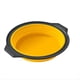 thumbnail image 2 of Molde de Forma Redonda de Silicona Plegable para Hornear Pasteles, Molde Cilíndrico para Mousse y Fondant, para Repostería, Postre, Gelatina, Amarillo, 2 of 5