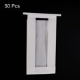 thumbnail image 3 of 50pcs Bakery Bags with Window, Tin Tie Tab Lock Bags, Kraft Paper Bags for Cookies(White 11.8x4.7inch), 3 of 6