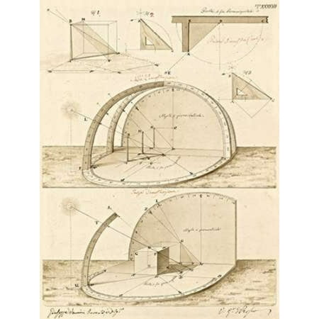 Plate 47 for Elements of Civil Architecture ca 1818-1850 Poster Print by  Giuseppe