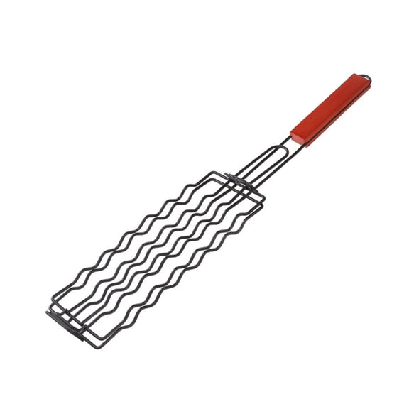 Stainless Steel Hot Dog Grills Rack for BBQ, Picnics, and Camping Cookware