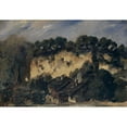 thumbnail image 3 of Frank Buchser 18x14 Black Modern Framed Museum Art Print Titled - Houses by a Quarry, 3 of 5