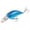 Blue, variant on Deep Diving Crankbait Fishing Lure, Floating Rattling Hard Bait with 3D Eyes and Dual Treble Hooks for Bass, Blue, 4.33 Inch