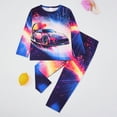 thumbnail image 3 of ATAIKU Toddler and Little Boy Pajamas Set Kids Long Sleeve Tee and Pants Car Sleepwear Boys 2-Piece Jammies 7 Years, 3 of 13