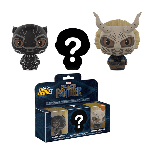 Funko POP! Pint Size Heroes Black Panther: 3pk (Styles May Vary), Vinyl Figure