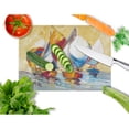 thumbnail image 2 of Caroline's Treasures Boat Race Glass Cutting Board Large, 2 of 2