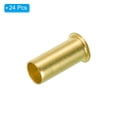 thumbnail image 3 of Unique Bargains 6mm ID 8mm OD Brass Compression Insert, 24Pcs Insert Tube Support Compression Fitting Accessories Kit, 3 of 5