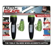 2 sets Combo Auto Safety AA-52 Emergency Light/ Window Breaker/ Seatbelt Cutter AA-30 keychain