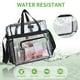 thumbnail image 4 of Mochila transparente de PVC de gran capacidad, impermeable, ideal para uso educativo, viajes, conciertos y estadios. Ligera y duradera, ideal para estudiantes y uso diario.,Vsgery, 4 of 9