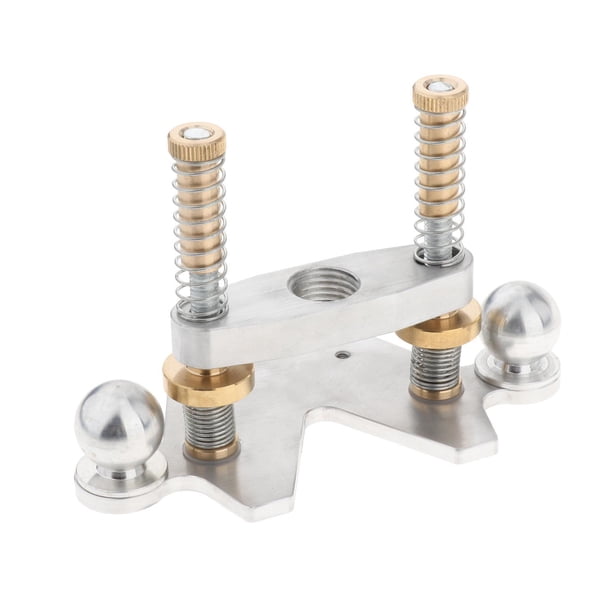 Herramienta de base de agujero de sonido de aleación de plata con agujero circular para fabricación de guitarras Herramientas especiales A