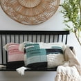 thumbnail image 5 of Lush Decor Naima Woven Decorative Pillow - Misty Rose - Single - 14 x 20, 5 of 8