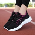 thumbnail image 4 of JDEFEG Women Shoes Size 13 Lace Up Runing Outdoor Shoes Breathable Fashion Mesh Shoes Women Sports Women's 12 Wide Women Hot Pink 40, 4 of 4