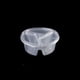 thumbnail image 2 of XWSHYW Desechables Caja Desechable de Doble Compartimento con Tapa, Caja de Condimentos Sellada, Taza de Inmersión de Tres Compartimentos, Caja de Embalaje de Platos Pequeños Comerciales, 2 of 2