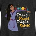 thumbnail image 3 of Disney Wish - Strong Heart Bright Spirit - Toddler & Youth Girls Short Sleeve Graphic T-Shirt, 3 of 5