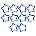 thumbnail image 4 of Colaxi 10Pcs Five Pointed Star Shaped Carabiner Heavy Duty Hanging Buckle Key Chain Clip for Outdoor Water Bottles Home Hiking Fishing, 4 of 10
