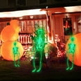thumbnail image 5 of Halloween Decoration Outdoor Halloween Skeleton Glow in The Dark Plastic Posable Skeleton with Movable Joints,Small Hanging Skeletons for Halloween Indoor Decor,Ghost House Graveyard Props, 5 of 7