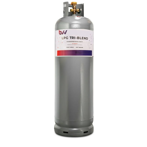 BVV 120LB DIPTUBE Tank High Purity USA 50/25/25% N-Butane/Iso-Butane/Propane Blend
