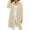 Khaki, variant on Women Fall Jacket Long Sherpa Coat Elegant Fuzzy Trench Open Front Mid-Long Trendy Jacket