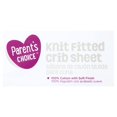 thumbnail image 2 of Parent's Choice Knit Fitted Crib Sheet, Pink, 1 Pack, 2 of 7