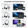 thumbnail image 3 of microphone,Noise Computer Boxes Call Center Wired Port With Operator Center Wired Headset With Operator Noise Wired Usb Port Headset Wired Usb Operator Noise Computer Sy490mv Call Center, 3 of 6