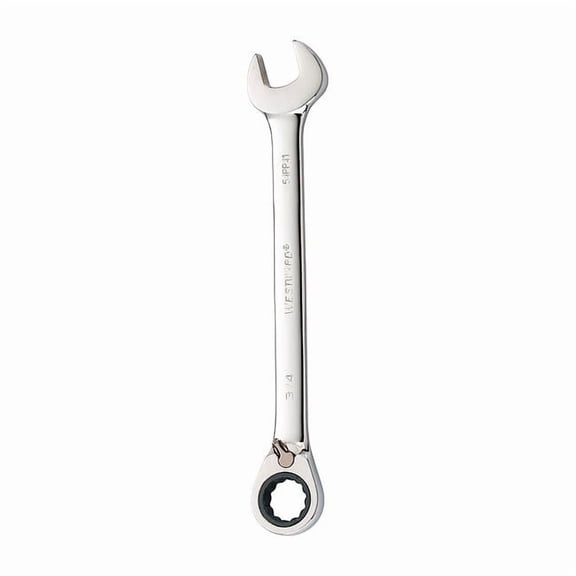 Westward Ratcheting Wrench, Combination, SAE, 3/4" 54PP41