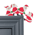 thumbnail image 1 of 2PCS Christmas Door Frame Decorations Wooden for Xmas Home Doors Windows Walls Party,D, 1 of 6