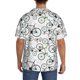 thumbnail image 3 of Fotbe Bicycle Camisa Estampada de Manga Corta para Hombre, Casual de Verano, Estilo Playero, Sin Arrugas-Large, 3 of 5