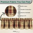 thumbnail image 2 of Park Designs Red Saffron Layer Valance 16''L, 2 of 5
