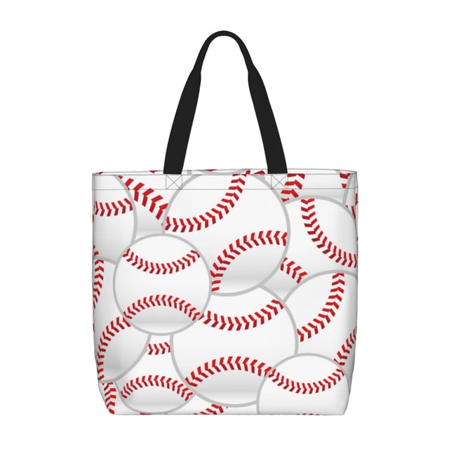 Balery Baseballs Bolsa de Mano para Mujeres con Cremallera, Bolsa de Gimnasio con Compartimentos, Bolsa para Laptop, Bolsa para Trabajo