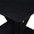 thumbnail image 4 of Convenience Concepts Winston Table d'Appoint avec Étagère en Bois Noir, 4 of 7