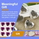 thumbnail image 5 of Yuarrent 10 hojas de pegatinas de diamantes de imitación, calcomanías acrílicas de mano para niños, estudiante tridimensional DIY, amor, corazón, Artesanía Morado oscuro Yuarrent HA062097-13B, 5 of 6
