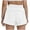 ZA-White, variant on Zanarzt Girls Shorts Casual Toddler Baby Girl Shorts Solid Little Girls Shorts Baby Summer Athletic Pants with Drawstring Blue,4-5 Years