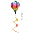 thumbnail image 4 of Air Globo Aire Caliente Viento Rindeo Rainbow Kinetic Hanging Wind (franja), 4 of 9