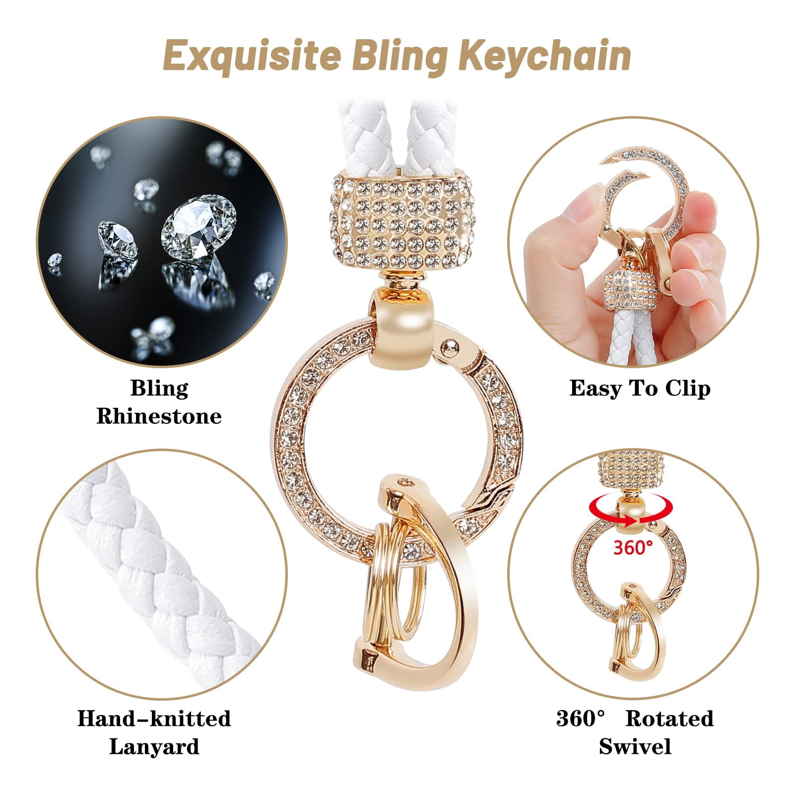 Key Fob Cover with Leather Kaychain, Stylish TPU Key Fob Shell for 2016-2025 Equinox Malibu Camaro Blazer Traverse Trailblazer 5 Buttons Smart Key for Men Women