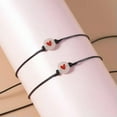thumbnail image 6 of HOOUN 2 Pcs Bracelets Lucky Friendship Jewelry Valentine's Day Gift Simple Rope -Red, 6 of 9