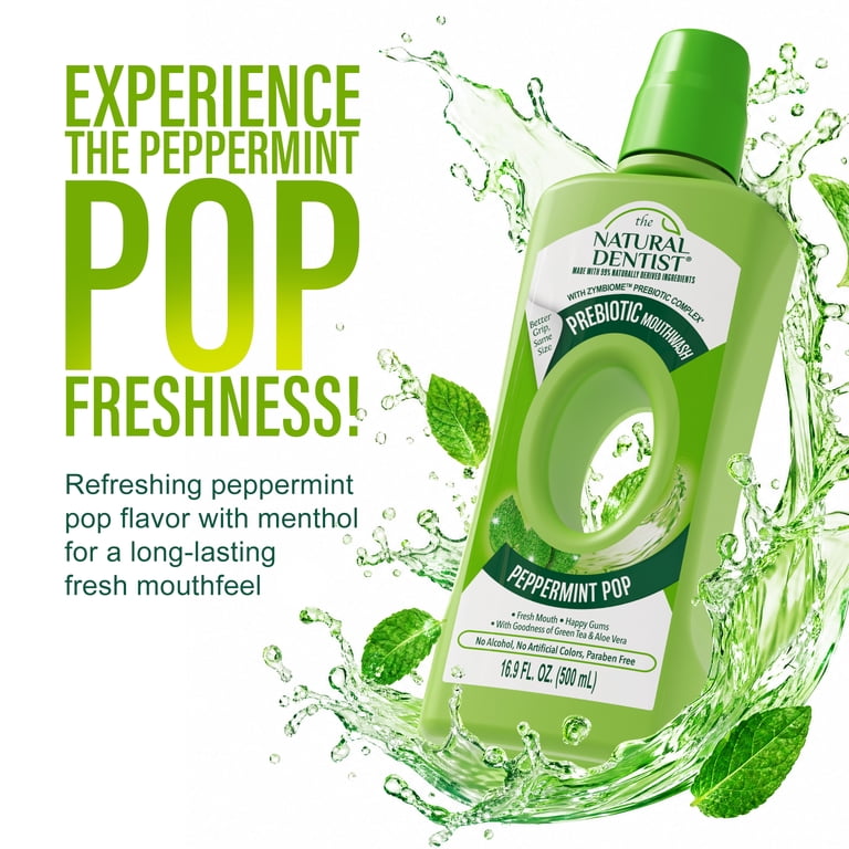 The Natural Dentist Prebiotic Mouthwash Oral Rinse - Happy Gums
