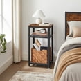 thumbnail image 4 of VASAGLE Tall Side Table, Telephone Table End Table with 2 Mesh Shelves for Living Room Bedroom Home Office, 4 of 10