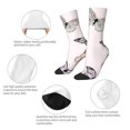 thumbnail image 3 of Vsdgher Beautiful Butterfly Crew Socks for Men & Women, Breathable Casual Athletic Ankle Socks, 3 of 6