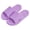 Purple, variant on Shower Shoes for Women Men, Quick Drying Lightweight Non Slip Pool Slides Slippers with Drain Holes, Purple