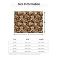thumbnail image 5 of Naloa Dogs Different Breeds Flannel Blankets - Thick and Warm Blanket for Winter, Soft Fuzzy Plush King Blanket for All Seasons50"x40", 5 of 6