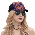 thumbnail image 5 of Zufioo Vintage USA Flag Print Mesh Baseball Cap, Adjustable Sport Travel Hat Accessory for Men and Women, 5 of 7