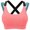 Pink, variant on Women's Sports Bra Sports Bra Push-Up Yoga Fitness Sports Bra With Removable Chest Pad Bras for Women Pink M