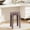 Coffee, variant on VANLOFE 18.11in Height Modern Plastic Stool, Round Stackable Chair, Unique Whirl Design, Flexible Seating for Home, Office, Classroom, Shower etc. Waterproof for Indoor/Outdoor