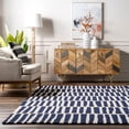 thumbnail image 2 of nuLOOM Lemuel Hand Tufted Wool Area Rug, 5' x 8', Navy, 2 of 5