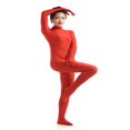 thumbnail image 3 of de Spandex de cuerpo completo de Catsuit sin cabeza de Zentai de baile de Rojo S, 3 of 6