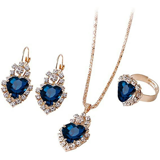 Xihbxyly Anillos En Forma de Corazón, Elegantes Joyas de Pareja con Circonitas, Diseño Abierto con Detalles de Diamantes, Acero Inoxidable Duradero, Ideal para Fiestas En Casa, Regalo Único, Juego Co