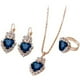 thumbnail image 2 of Xihbxyly Conjunto de Joyas de Corazón, Elegante Collar con Colgante, Elegantes Pendientes y Pulsera, Hermoso Regalo para Mujer, Ideal para Fiestas o San Valentín, Perfecto para Ocasiones Especiales., 2 of 2