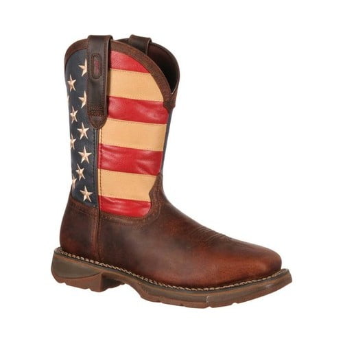 confederate flag steel toe boots