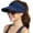 #A001 Dark Blue, variant on Women‘s UPF 50 UV Protection Sun Visor Hat – Wide Brim Lightweight Ponytail Hat for Beach Outdoor, Foldable, Gorras para Mujer